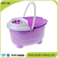 Squeeze Plastic Mop Bucket with Wheels